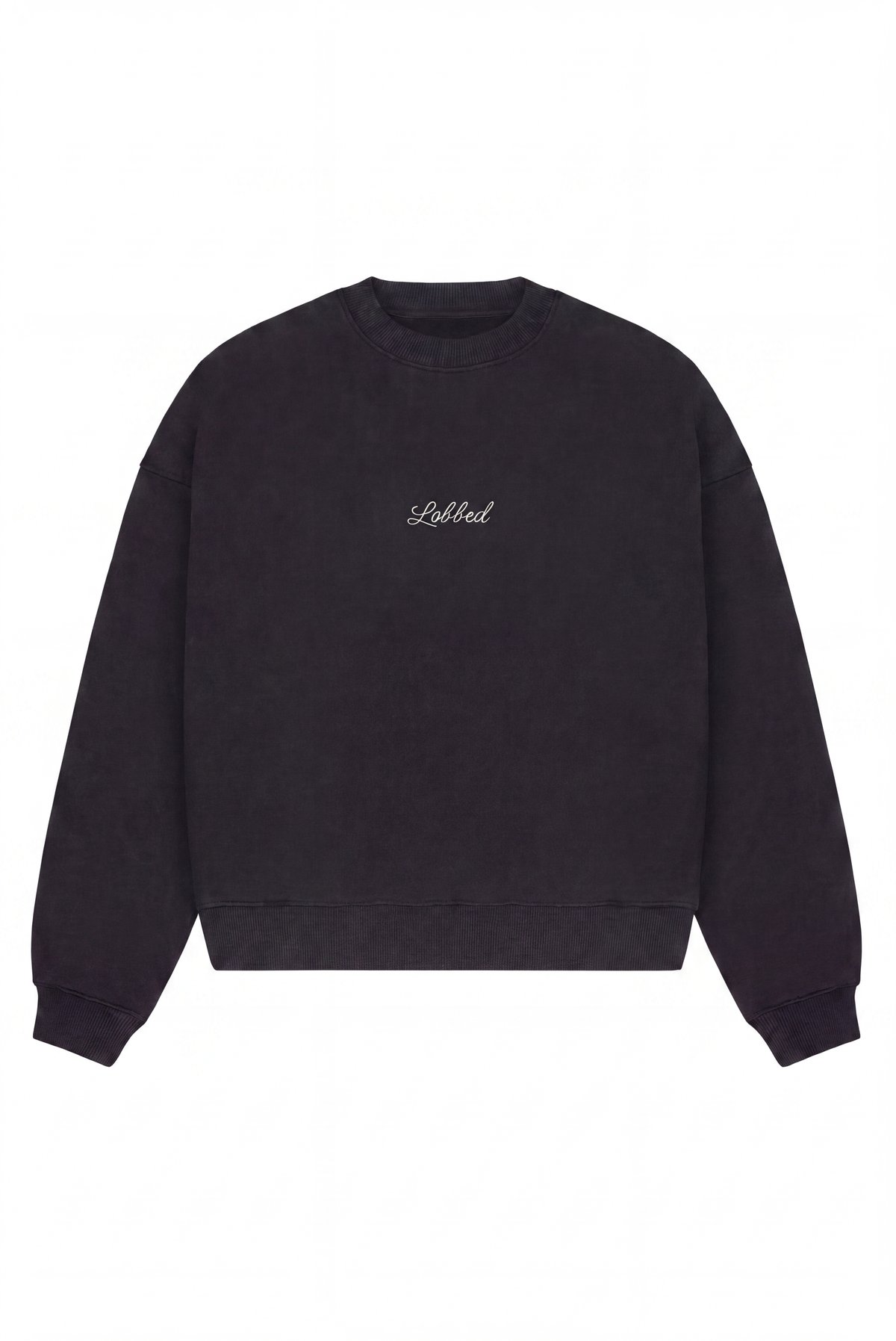 Lobbed Crewneck Front View